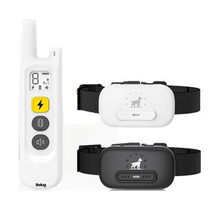 Foto 1 | Collar De Antiladridos Adiestrar Eléctrico Perros Belug,2 Piezas Blanco 1 Negro 10