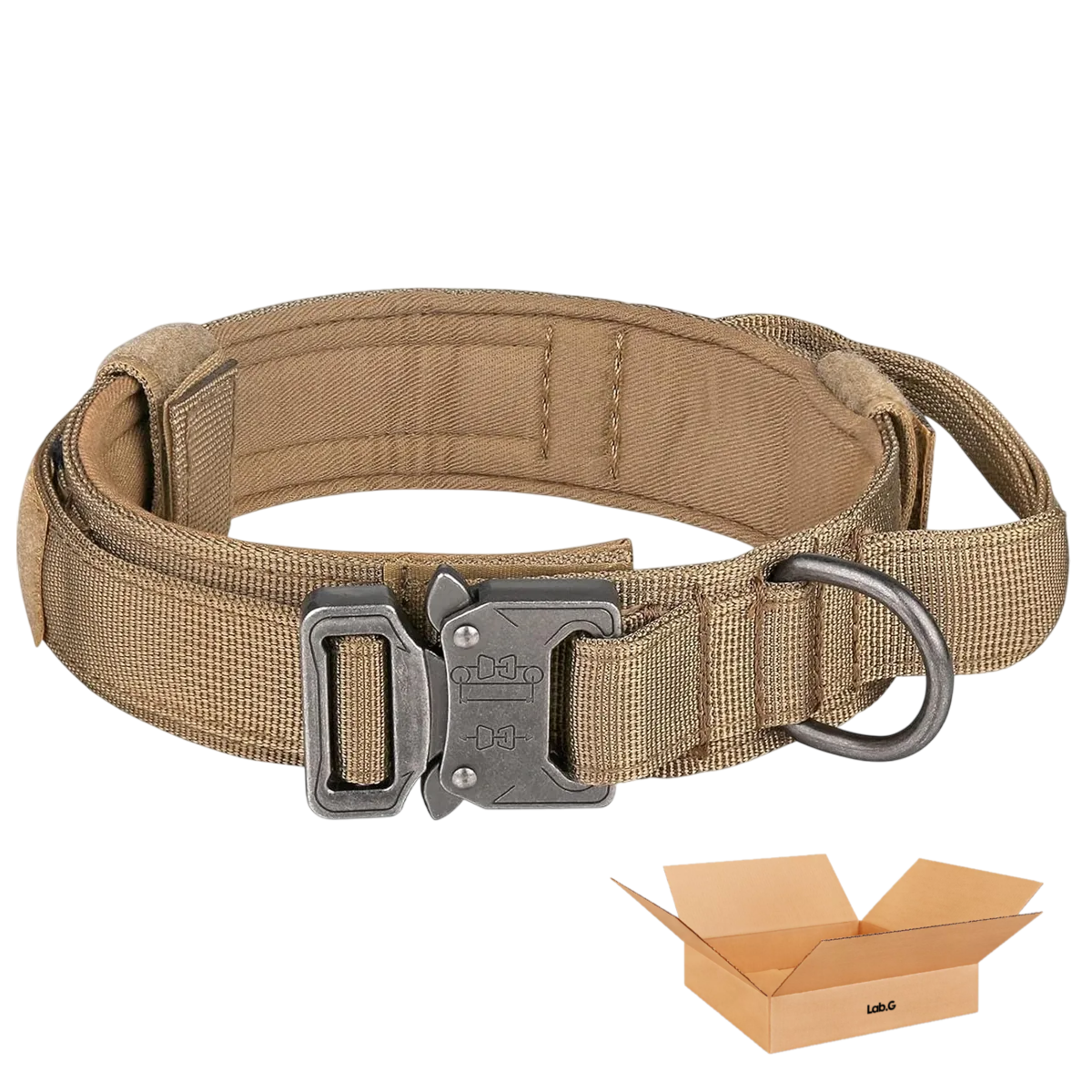 Foto 1 | Collar Y Cuerda Lab.g Para Perros Caqui Talla Grande