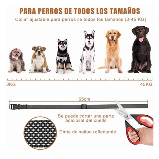Foto 2 | Antiladrido Perro Entrenamiento Collar Eléctrico Automático 10pz Lab.g, Gris