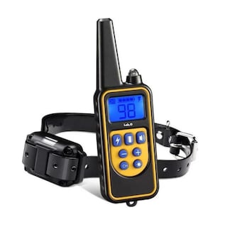Foto 1 | Collar De Adiestramiento De Perros Eléctrico Teledirigido Lab.g, Negro Amarillo