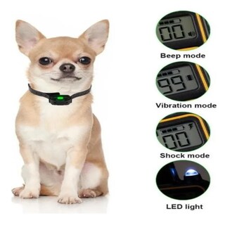 Foto 3 | Collar De Adiestramiento De Perros Eléctrico Teledirigido Lab.g, Negro Amarillo