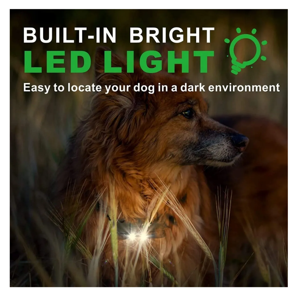 Foto 4 | Collar Eléctrico Para Entrenamiento De Perros Lab.g, 3pz Negro Y Lineas Verdes