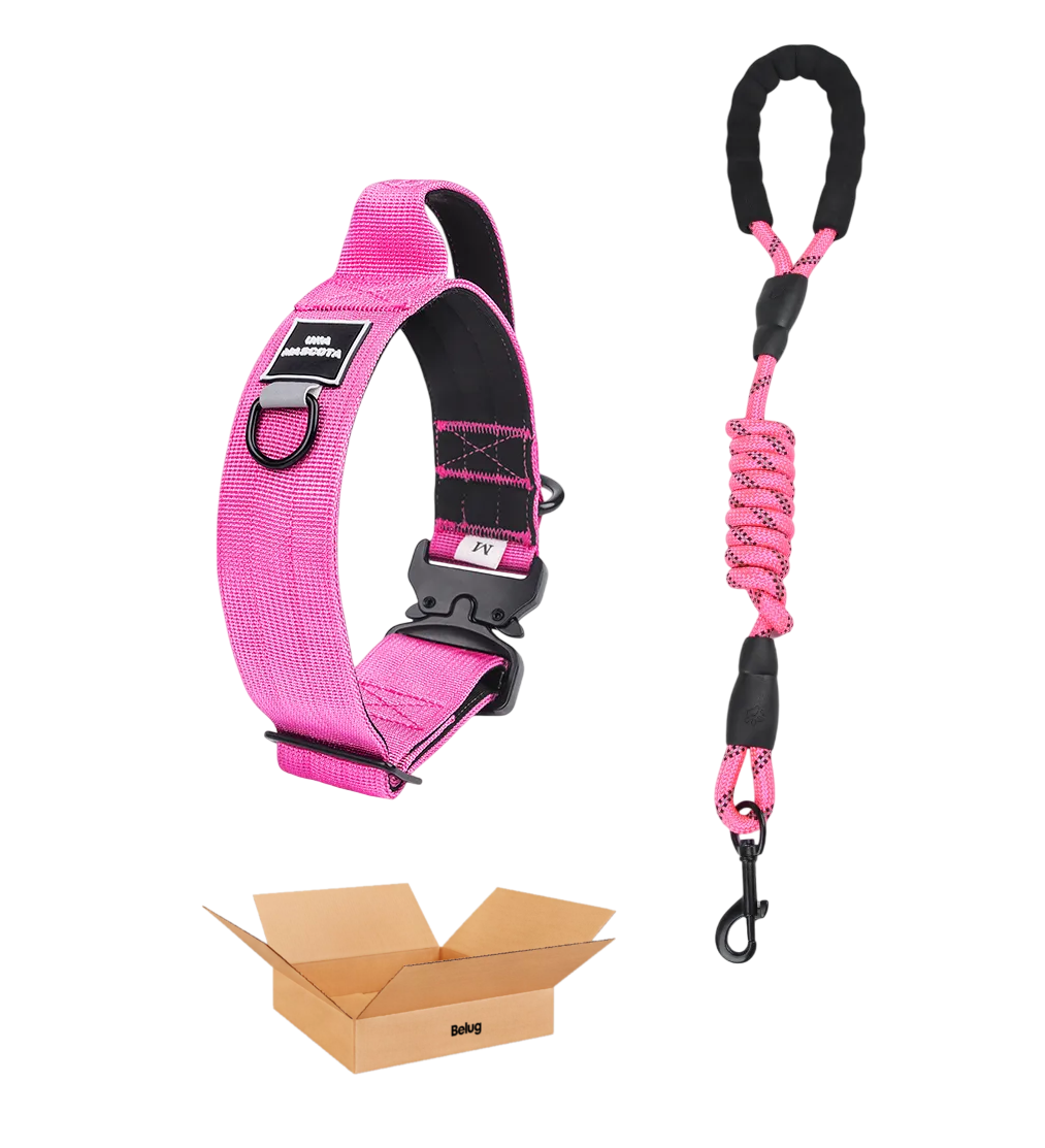 Foto 2 pulgar | Collar Belug Perro Ajustable Fucsia Talla L Grande