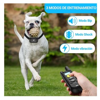 Foto 4 | Collar Entrenador Eléctrico Para Perro Adiestramiento Canino Belug, Negro