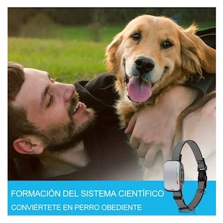 Foto 5 | Antiladrido Perro Entrenamiento Collar Eléctrico Automático 10pz Belug, Gris