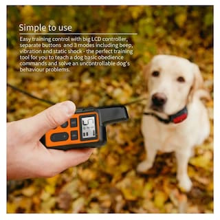Foto 3 | Collar De Adiestramiento De Perros Eléctrico Lab.g, Negro Naranja