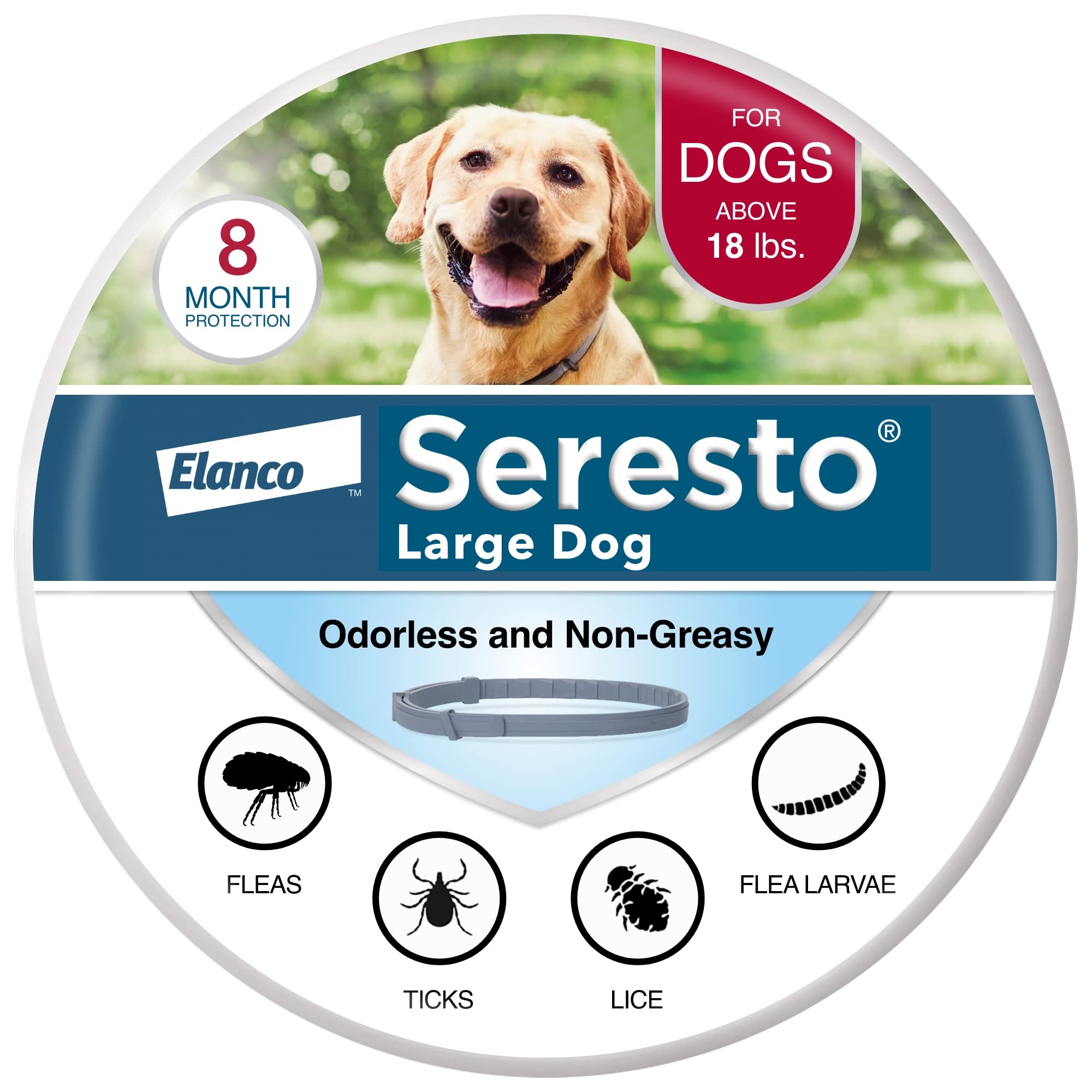 Foto 2 pulgar | Collar De Tratamiento De Pulgas Y Garrapatas Seresto Para Perros Grandes De 8 Meses - Venta Internacional.