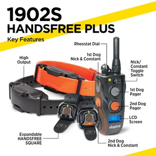 Foto 3 | Collar Electrónico De Adiestramiento De Perros Dogtra 1902s Handsfree Plus Para 2 Perros - Venta Internacional.