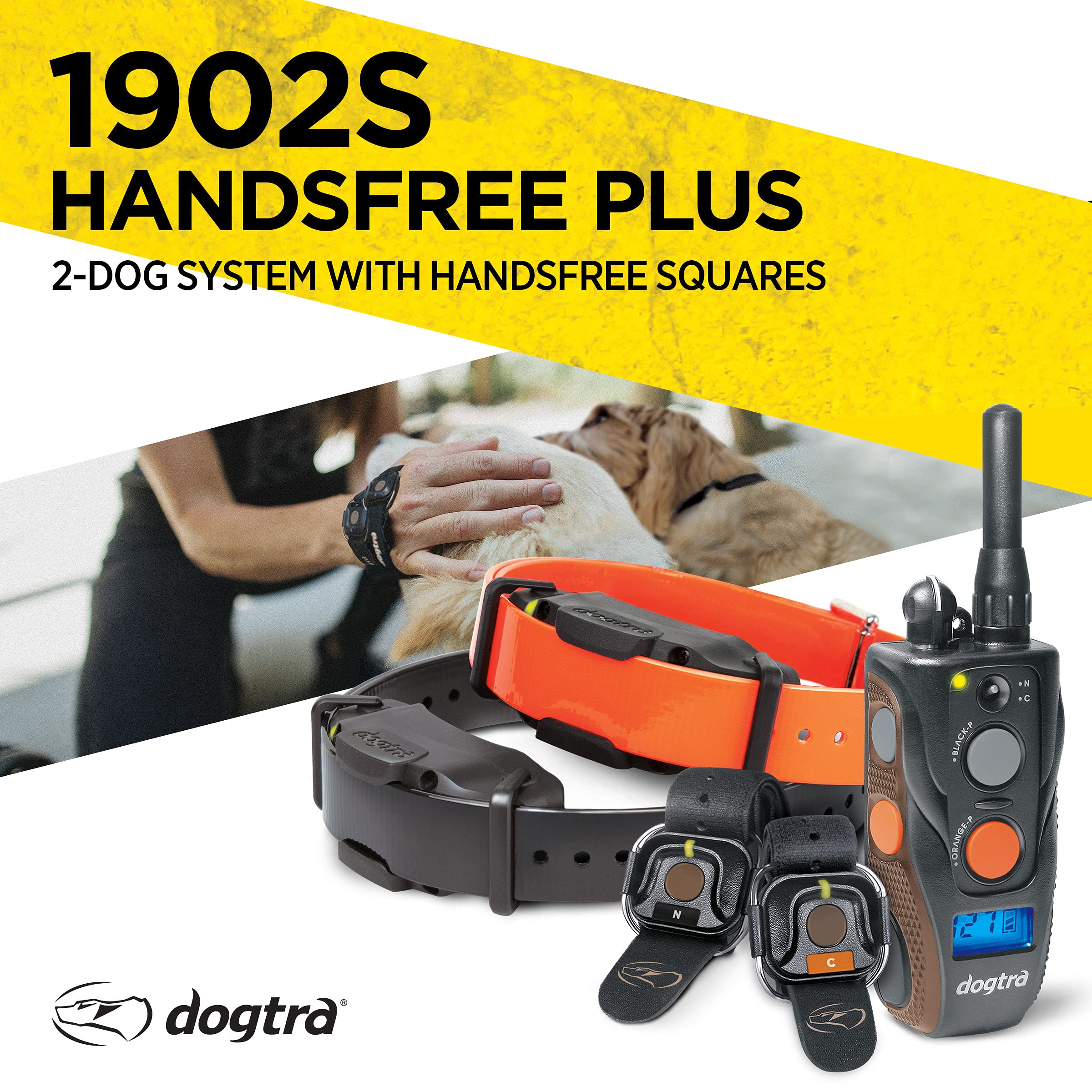 Foto 5 pulgar | Collar Electrónico De Adiestramiento De Perros Dogtra 1902s Handsfree Plus Para 2 Perros - Venta Internacional.
