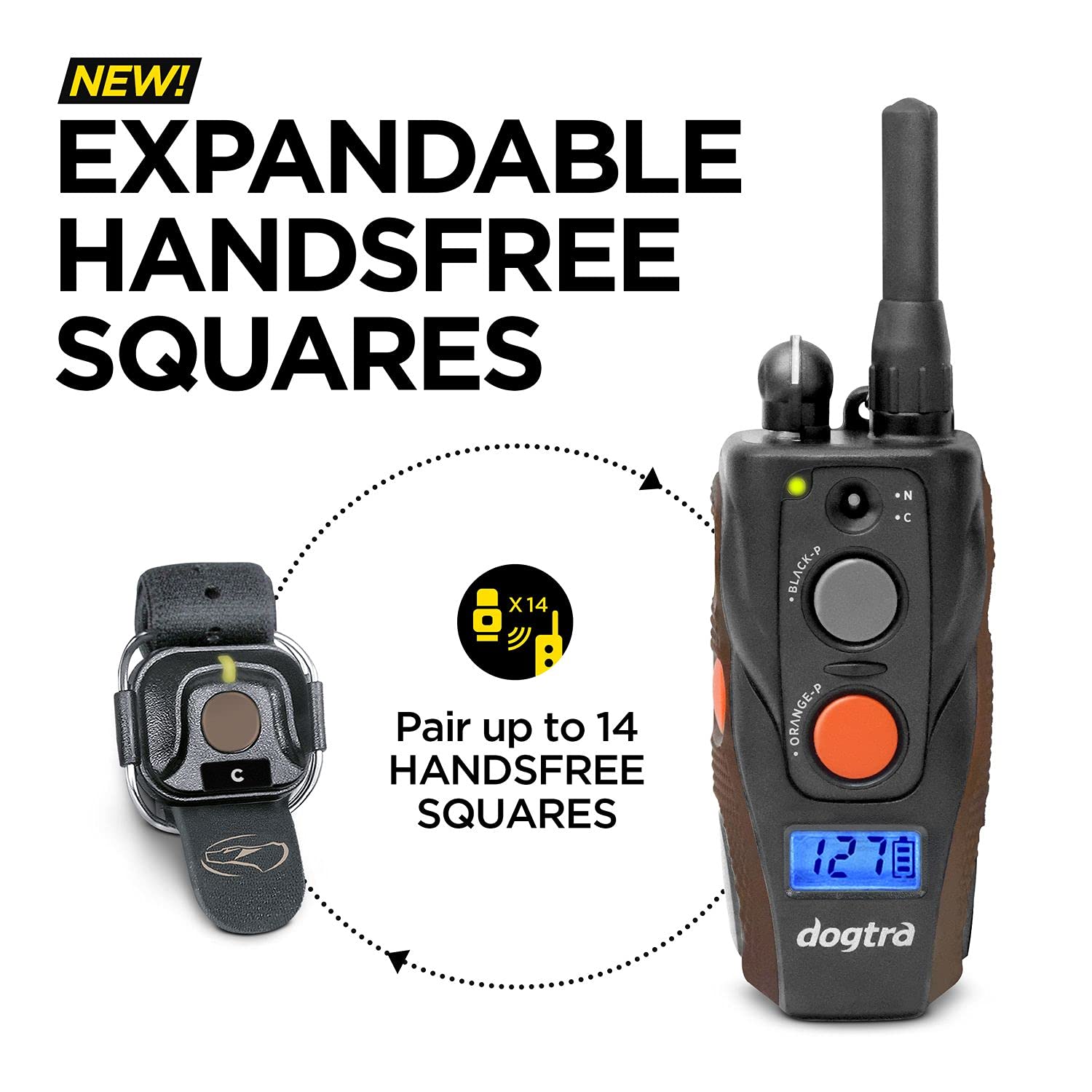 Foto 5 | Collar Electrónico De Adiestramiento De Perros Dogtra 1902s Handsfree Plus Para 2 Perros - Venta Internacional.