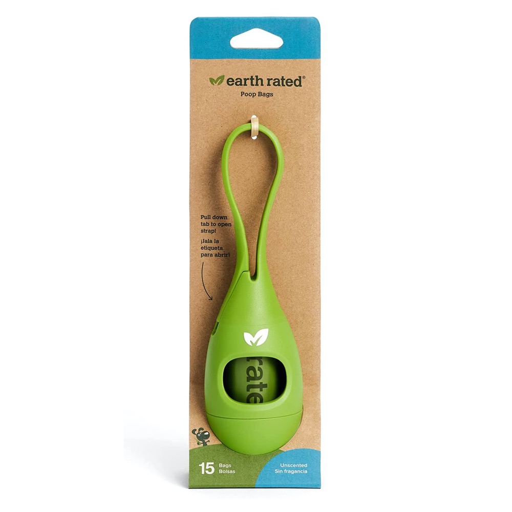 Foto 2 pulgar | Earth Rated - Dispensador Con 15 Bolsas Sin Olor Para Heces De Perro