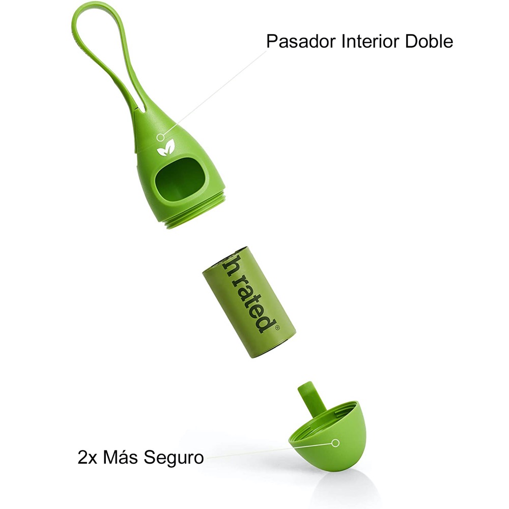 Foto 2 | Earth Rated - Dispensador Con 15 Bolsas Sin Olor Para Heces De Perro