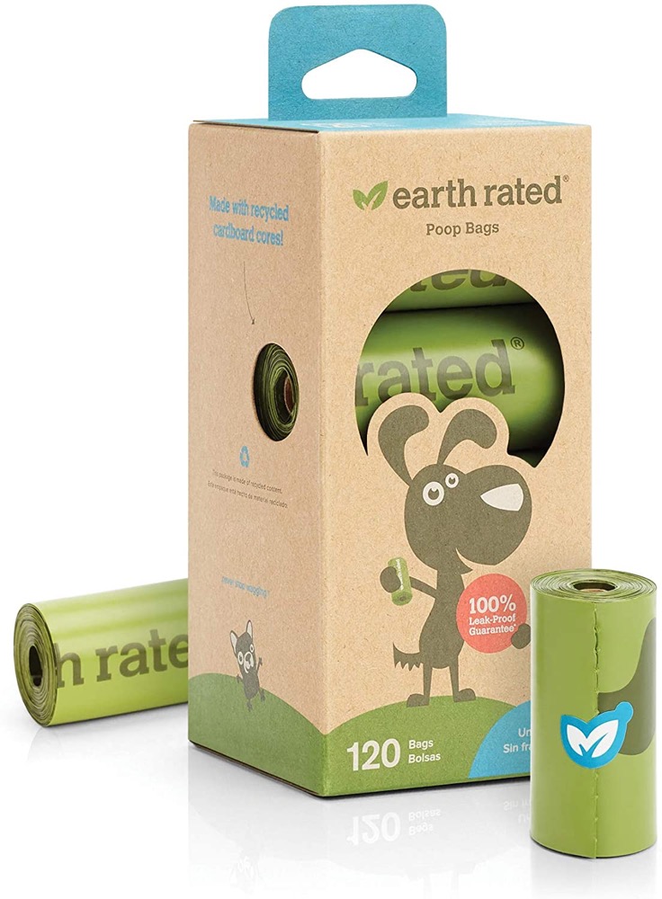 Foto 2 pulgar | Earth Rated - Bolsas Para Excremento De Perros, 120 Bolsas En 8 Rollos Sin Olor