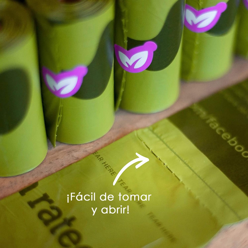 Foto 4 pulgar | Earth Rated - Bolsas Para Excremento De Perros, 120 Bolsas En 8 Rollos Con Olor A Lavanda