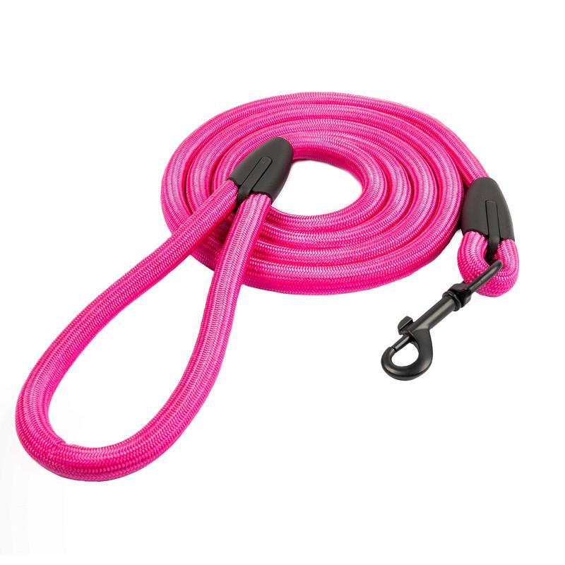 Correa Mediana de Nylon Resistente Pets&more Rosa