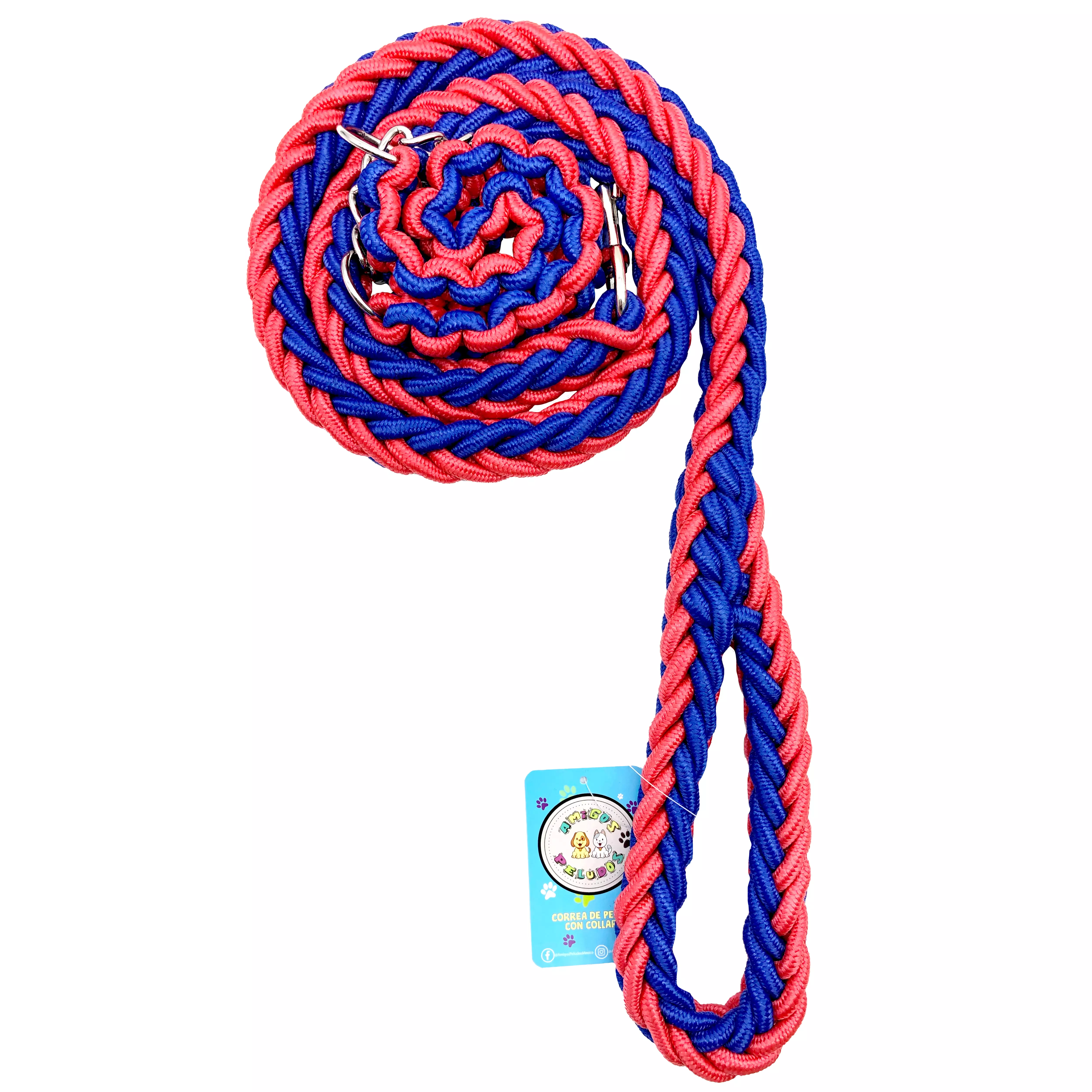 Correa para Mascotas Ecobaby Original color Rojo
