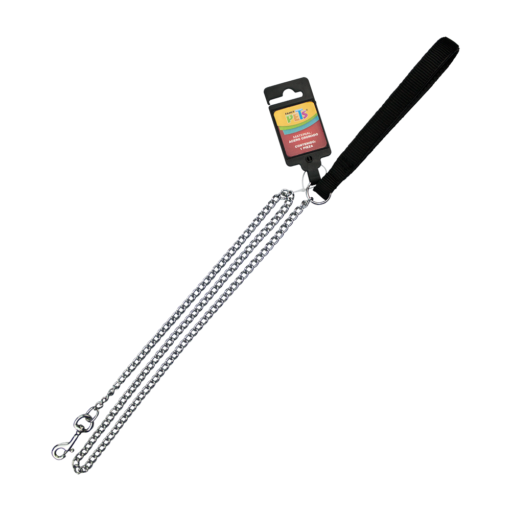 Foto 3 pulgar | Correa de Cadena Fancy Pets FL9121 color Negro para Perro de Grosor 2 CM Largo 120 CM