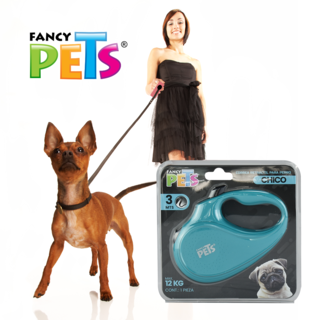 Foto 6 | Correa Retráctil Fancy Pets FL9023 color Aqua Chica para Perro y Gato Chico
