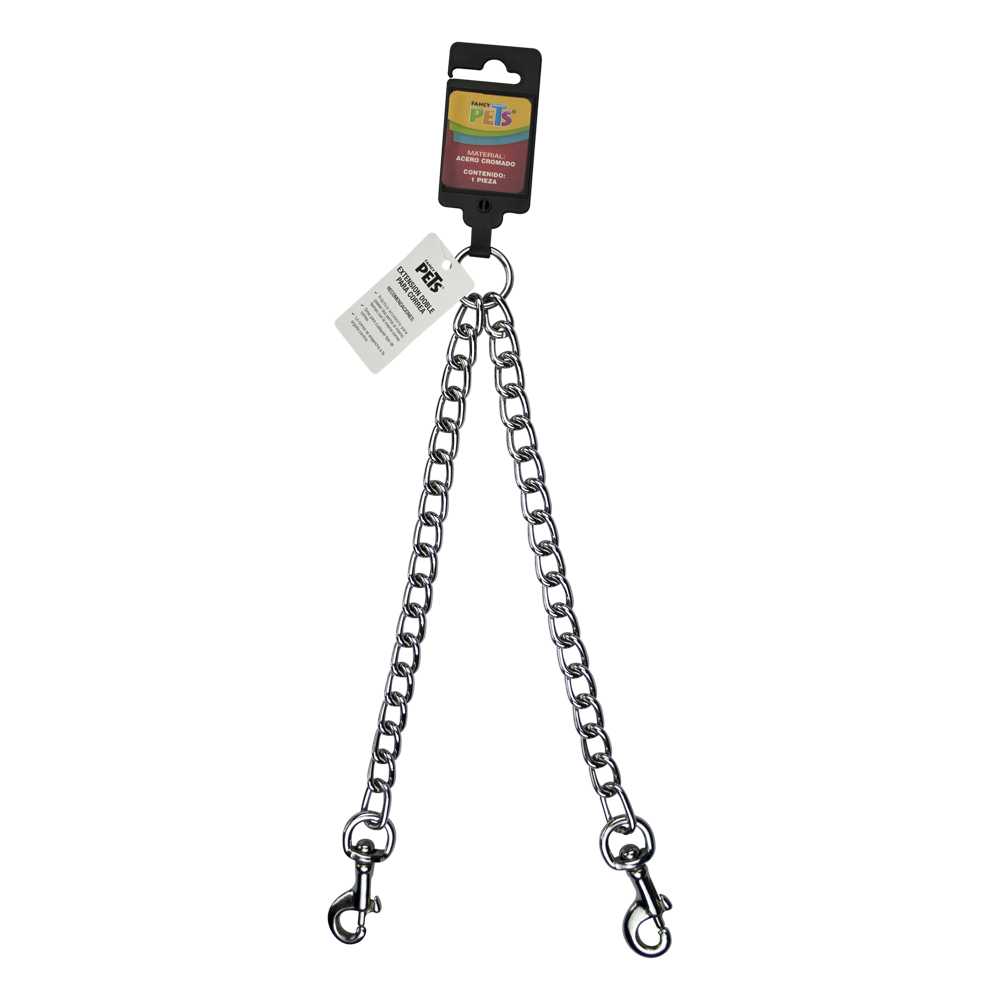 Extensión Doble de Correa Fancy Pets con 4.0 Mm de Ancho y 70 Cm de Largo para Perro