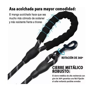 Foto 2 | Kit de Correa para Perros Eo Safe Imports Esi-9750 Negro