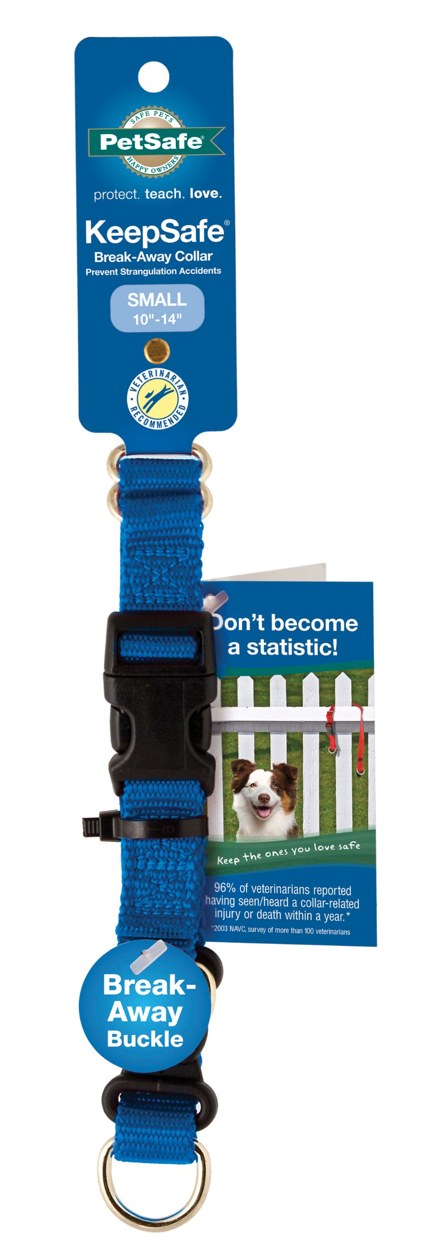 Collar Desmontable para Perro PetSafe Azul Pequeño - Venta Internacional