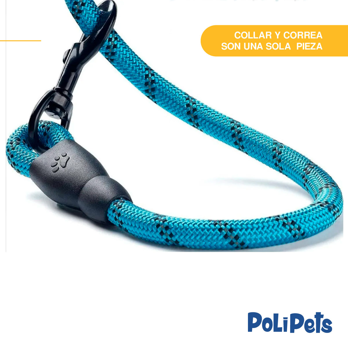 Foto 7 pulgar | Correa Reflejante Resistente Poli Pets para Perro