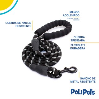 Foto 4 | Correa Reflejante Poli Pets Resistente para Perro