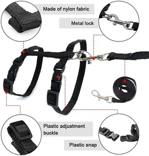 Foto 2 | Arnés Para Gatos Kitte Huoguo Ajustable De Nailon Con Correa De 120 Cm - Venta Internacional.