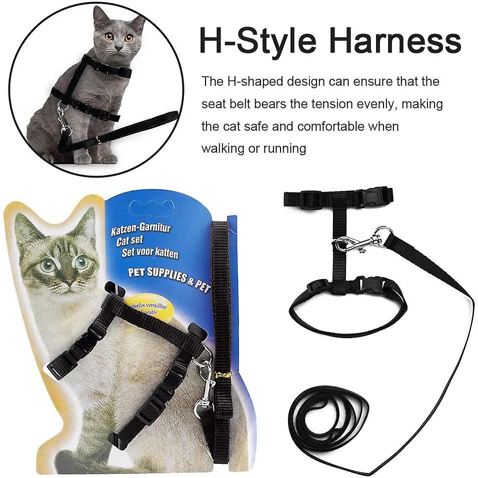 Foto 3 | Arnés Para Gatos Kitte Huoguo Ajustable De Nailon Con Correa De 120 Cm - Venta Internacional.