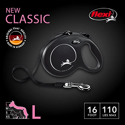 Foto 3 pulgar | Cinta Retráctil Flexi New Classic Dog Leash, 5 M, Grande, Negra - Venta Internacional.