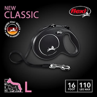 Foto 2 | Cinta Retráctil Flexi New Classic Dog Leash, 5 M, Grande, Negra - Venta Internacional.