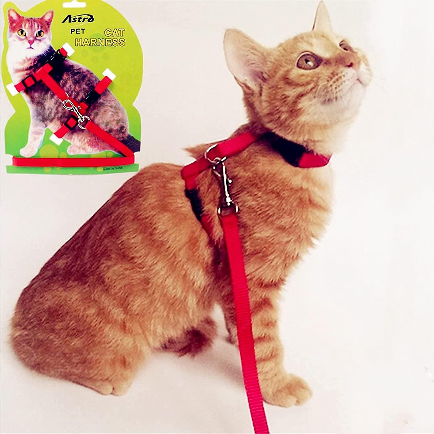 Foto 3 pulgar | Chaleco Antiescape Ajustable Cat Harness Huoguo Rojo - Venta Internacional.