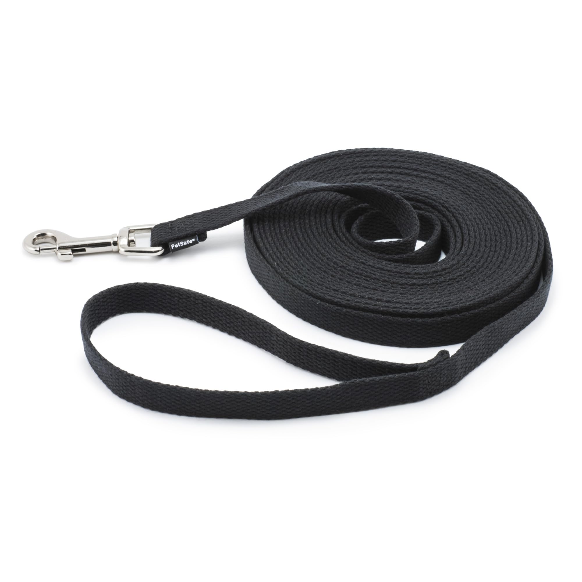 Correa De Entrenamiento Petsafe Ctld-5/8-x-30 De Algodón Negra, 9 M - Venta Internacional.