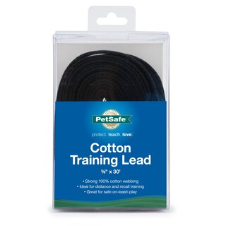 Foto 2 | Correa De Entrenamiento Petsafe Ctld-5/8-x-30 De Algodón Negra, 9 M - Venta Internacional.