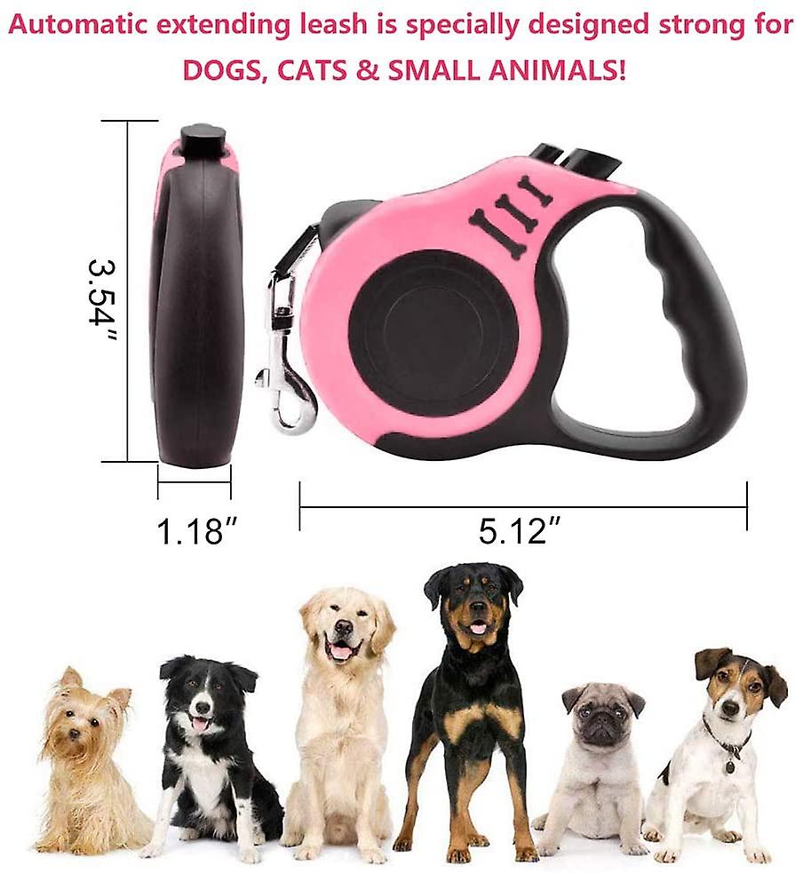 Foto 5 pulgar | Correa Retráctil Para Perros Huoguo De 5 M Con Asa Antideslizante Y Cierre S - Venta Internacional.