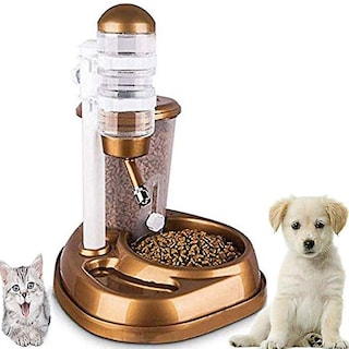 Foto 1 | Dispensador De Alimentos Con Alimentador Automático Con Fuente De Agua Para Mascotas - Venta Internacional.