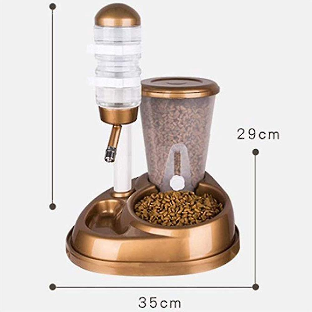 Foto 5 pulgar | Dispensador De Alimentos Con Alimentador Automático Con Fuente De Agua Para Mascotas - Venta Internacional.