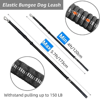 Foto 1 | Correa Bungee Dog Lead Huoguo Que Absorbe Los Golpes Para 150 Libras - Venta Internacional.