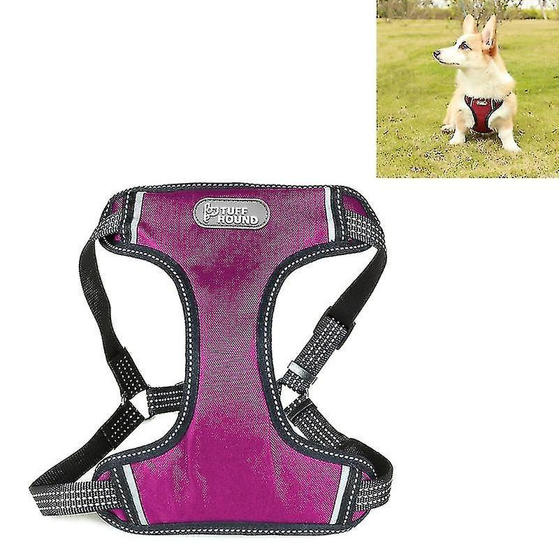 Arnés Para Perros Tuffhound 1619 Ajustable, Talla M 50-73 Cm, Color Morado - Venta Internacional.