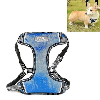 Foto 1 | Arnés Para Perros Tuffhound 1619 Ajustable, Talla M 50-73 Cm, Azul - Venta Internacional.