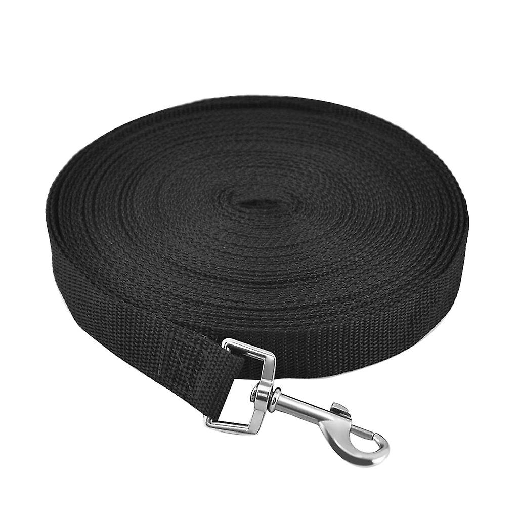 Correa De Entrenamiento Para Perros Huoguo, 10 M De Largo, Polipropileno Negro - Venta Internacional.