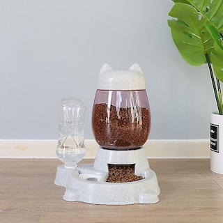 Foto 1 | Dispensador De Alimentos Huoguo, Alimentador Automático De Agua Y Alimentos Para Mascotas - Venta Internacional.