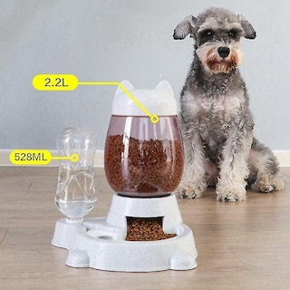 Foto 3 | Dispensador De Alimentos Huoguo, Alimentador Automático De Agua Y Alimentos Para Mascotas - Venta Internacional.