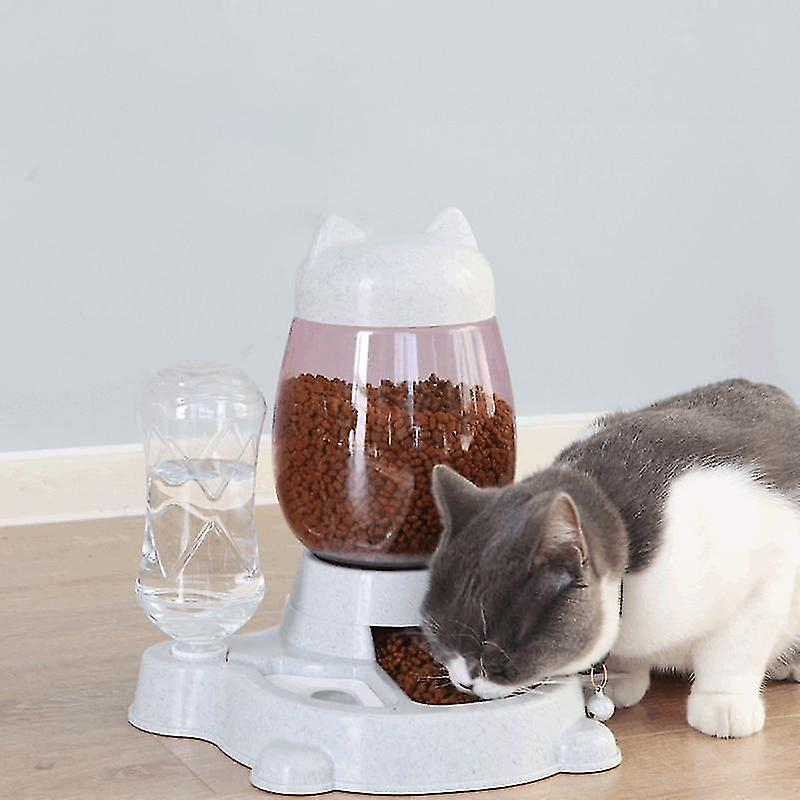 Foto 4 pulgar | Dispensador De Alimentos Huoguo, Alimentador Automático De Agua Y Alimentos Para Mascotas - Venta Internacional.