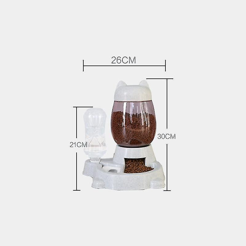 Foto 5 pulgar | Dispensador De Alimentos Huoguo, Alimentador Automático De Agua Y Alimentos Para Mascotas - Venta Internacional.