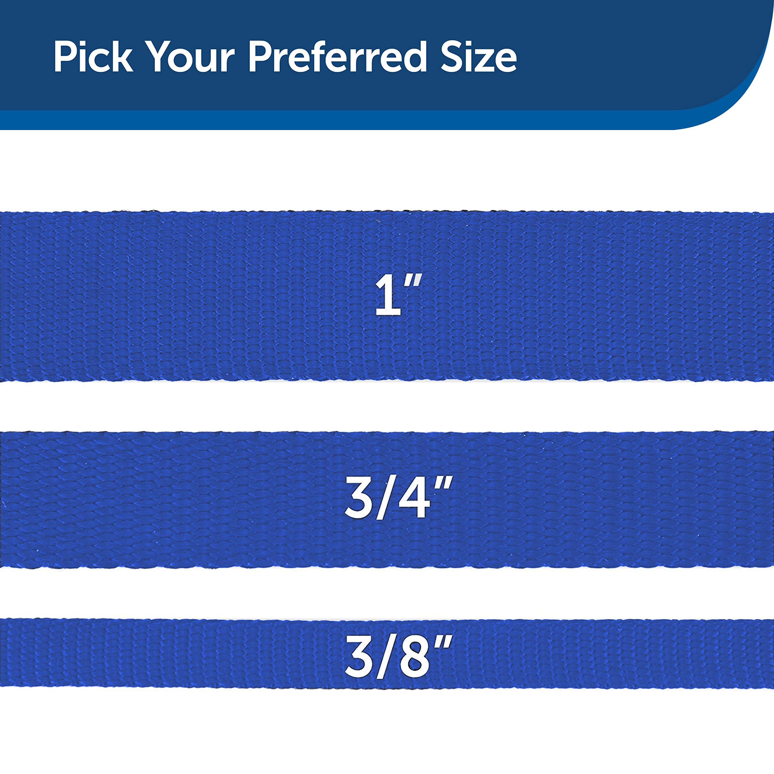 Foto 6 pulgar | Correa Para Perros Petsafe De Nailon, Resistente Y Duradera, 1 X 6 Pies, Azul Real - Venta Internacional.