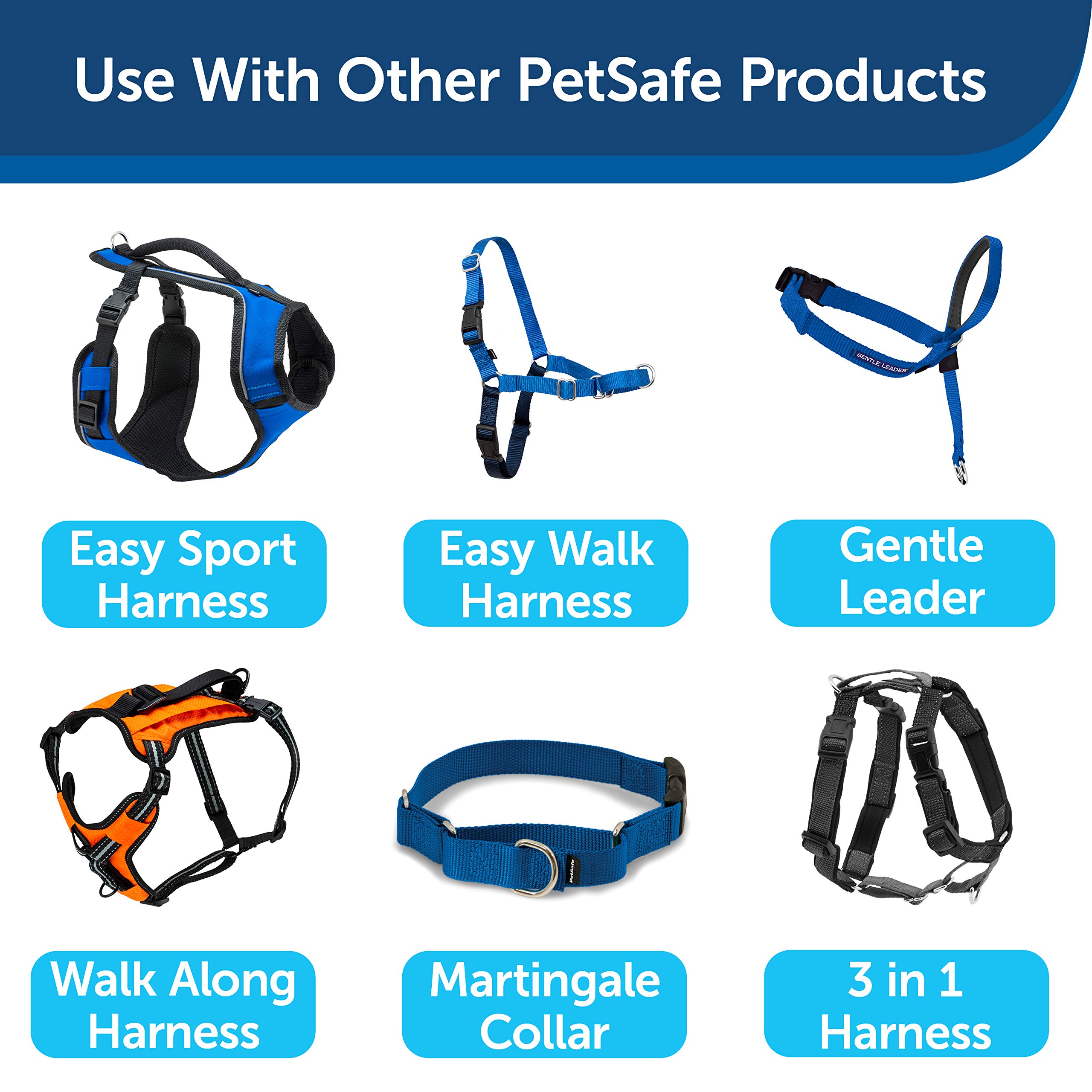 Foto 7 pulgar | Correa Para Perros Petsafe De Nailon, Resistente Y Duradera, 1 X 6 Pies, Azul Real - Venta Internacional.
