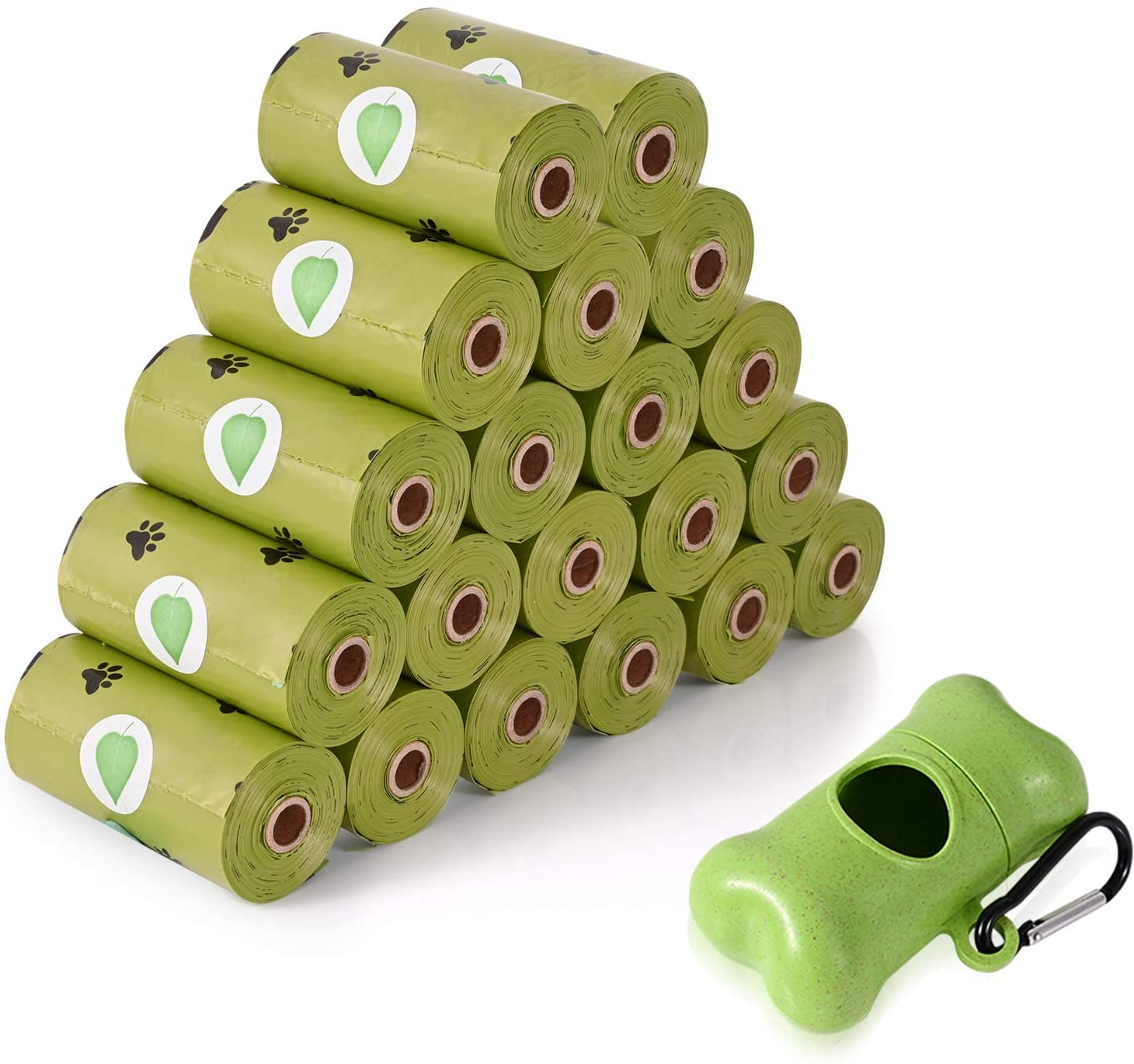 Bolsas Para Excrementos De Perro Jieyou, 20 Rollos, Paquete De 300, Biodegradables - Venta Internacional.