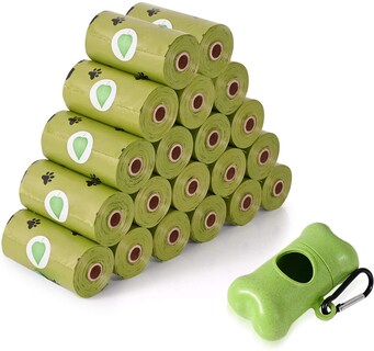 Foto 1 | Bolsas Para Excrementos De Perro Jieyou, 20 Rollos, Paquete De 300, Biodegradables - Venta Internacional.