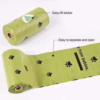 Foto 5 | Bolsas Para Excrementos De Perro Jieyou, 20 Rollos, Paquete De 300, Biodegradables - Venta Internacional.